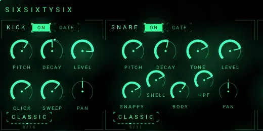 Joshua theme, Trace skin, green