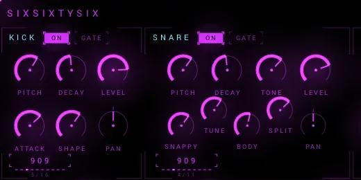 Sark theme, Trace skin, violet